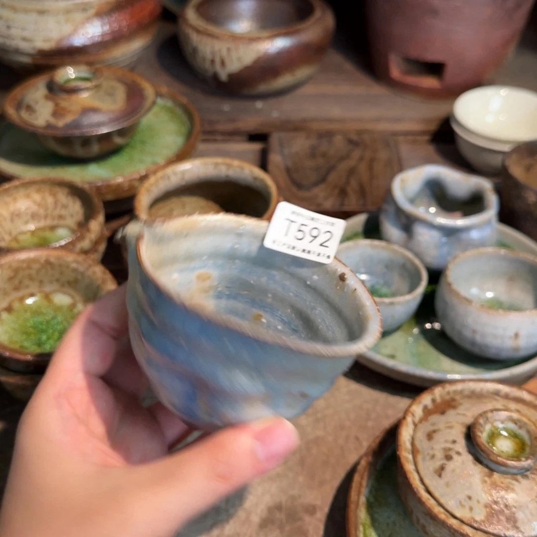 吱***心T592破碎感泥料非柴烧跑单禁拍