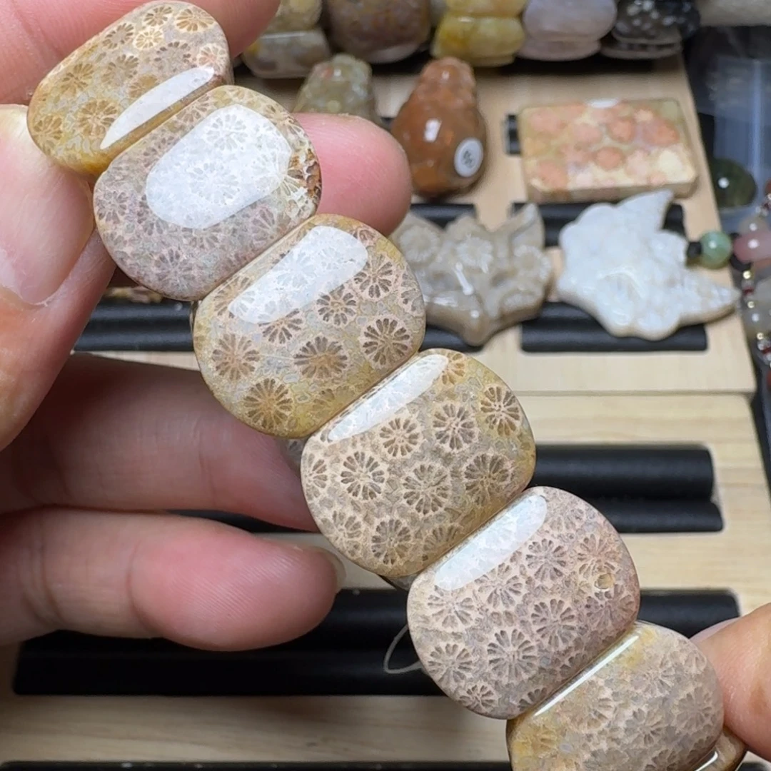 未镶嵌纯天然色有机玉石保真色硅化玉