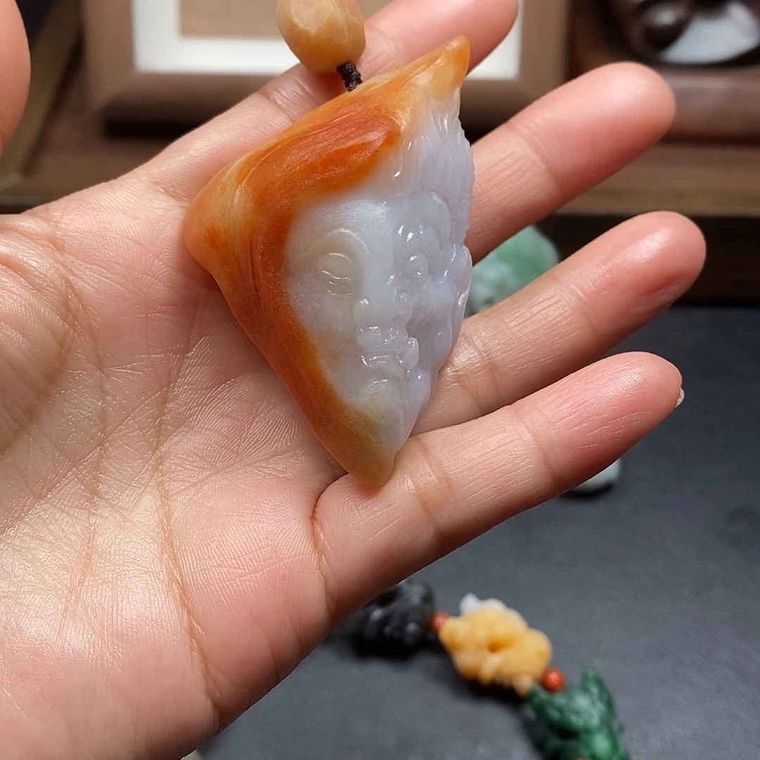 林***定制翡翠未镶嵌毛货抛光