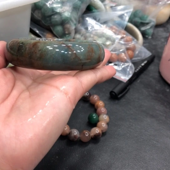 未镶嵌石英质玉珠宝半成品贵*