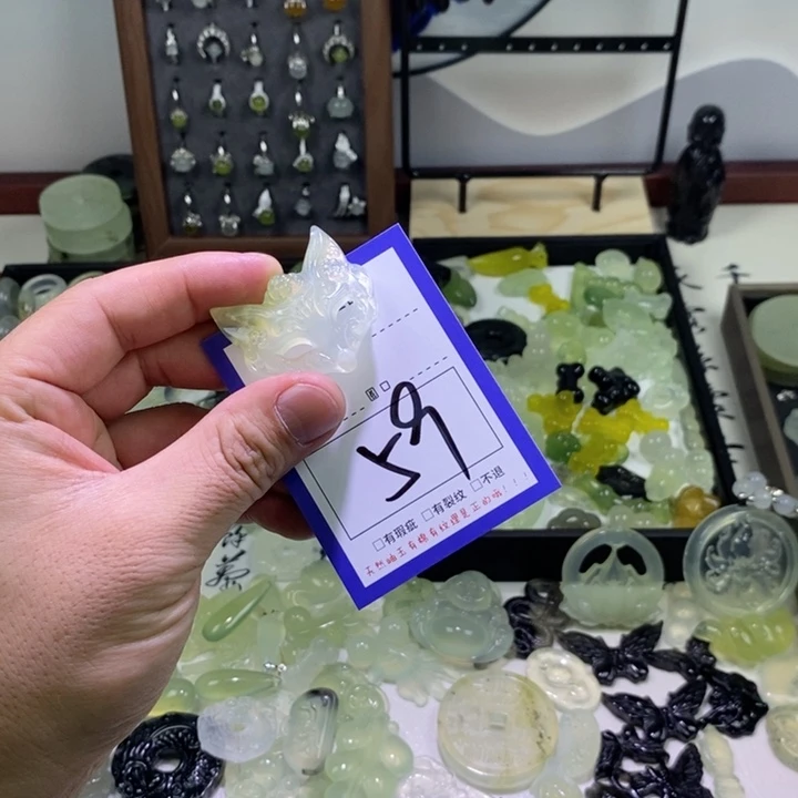 蛇纹石玉颈饰未镶嵌喵*