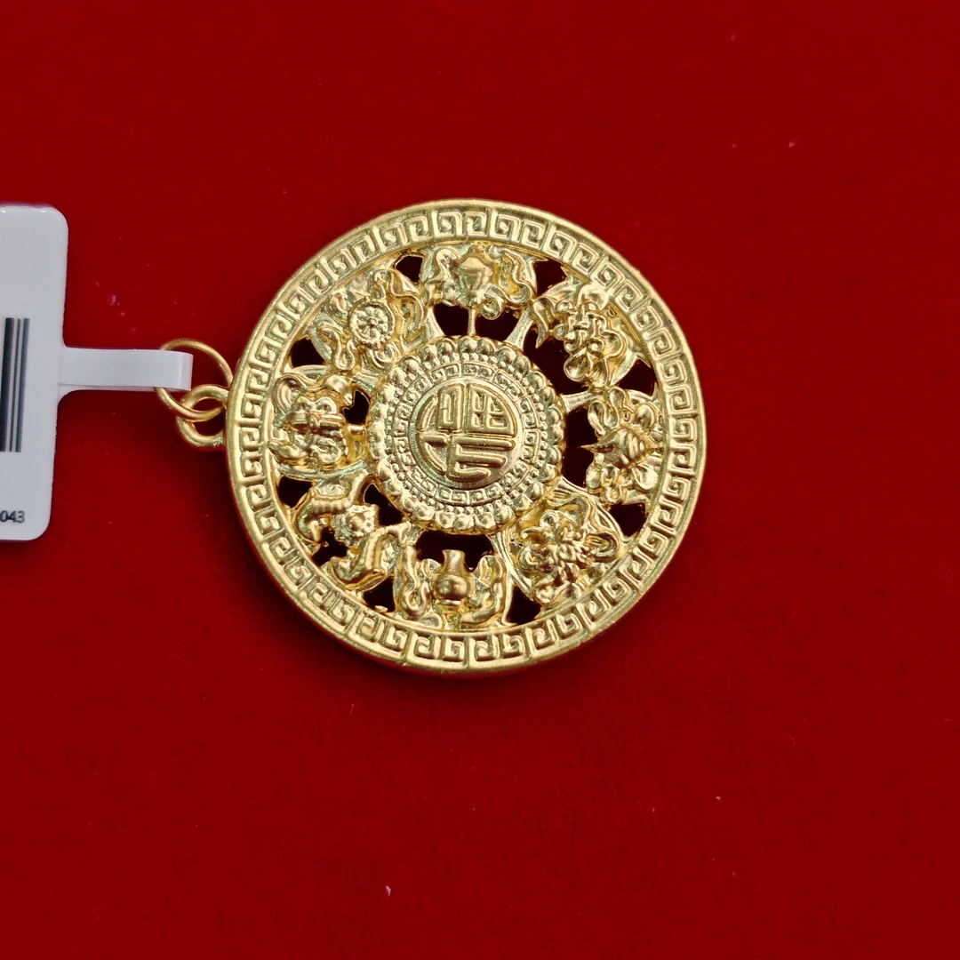 【思思专享】足金999 八宝罗盘吊坠 1.1 GP