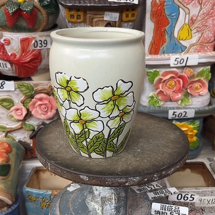 粗陶材质多肉花盆