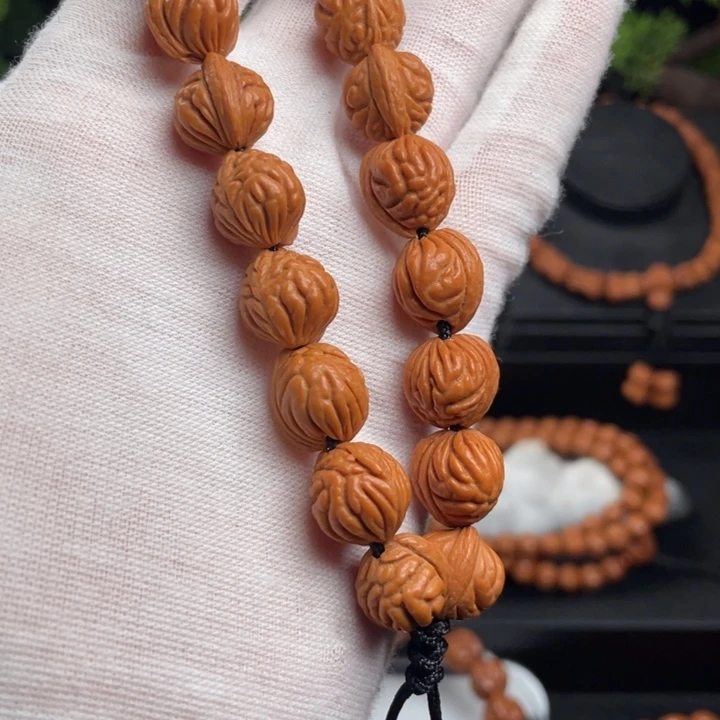 木质类精品桃核手持