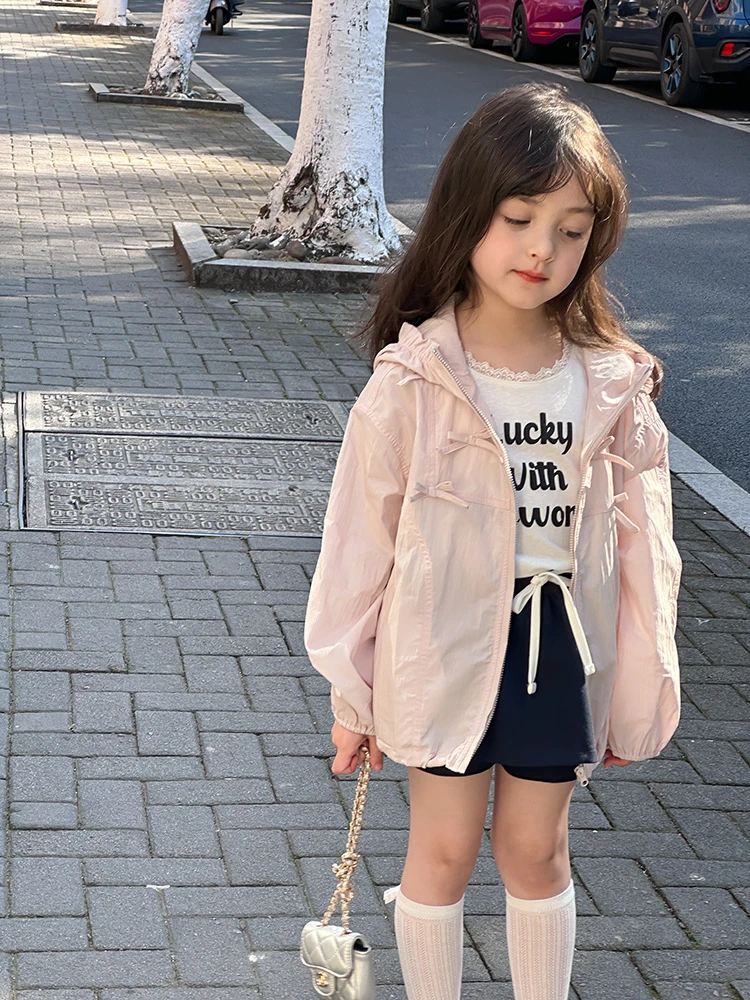 【现货】女童甜美空调服儿童轻薄透气洋气冰感防晒服外套25B023