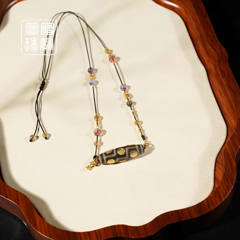【仙境子】富富珠宝 水晶18k金百搭项链(天然珠宝多样性发)