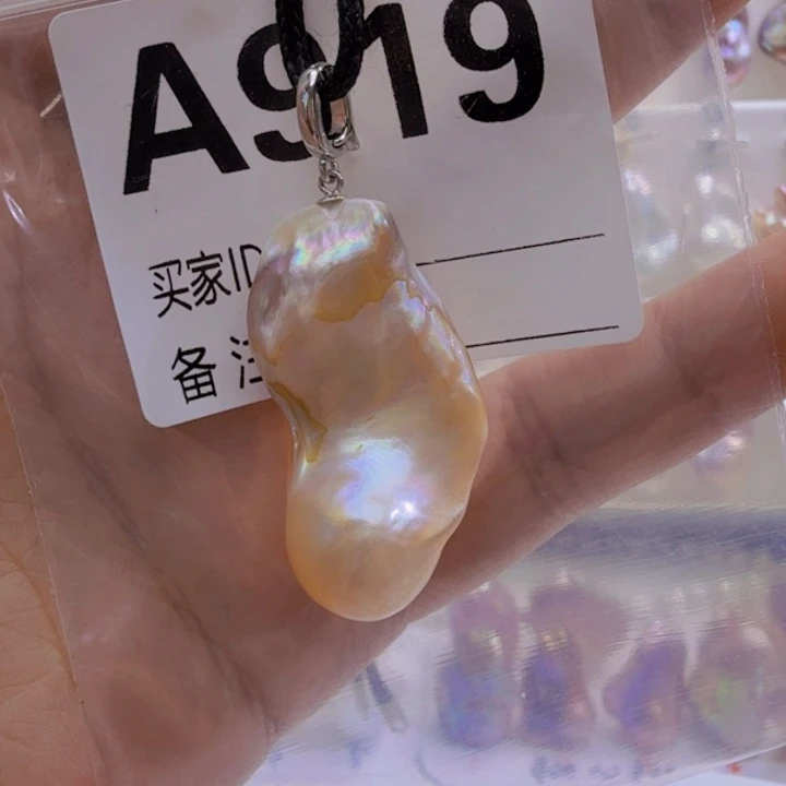 淡水珍珠银S925镶嵌颈饰