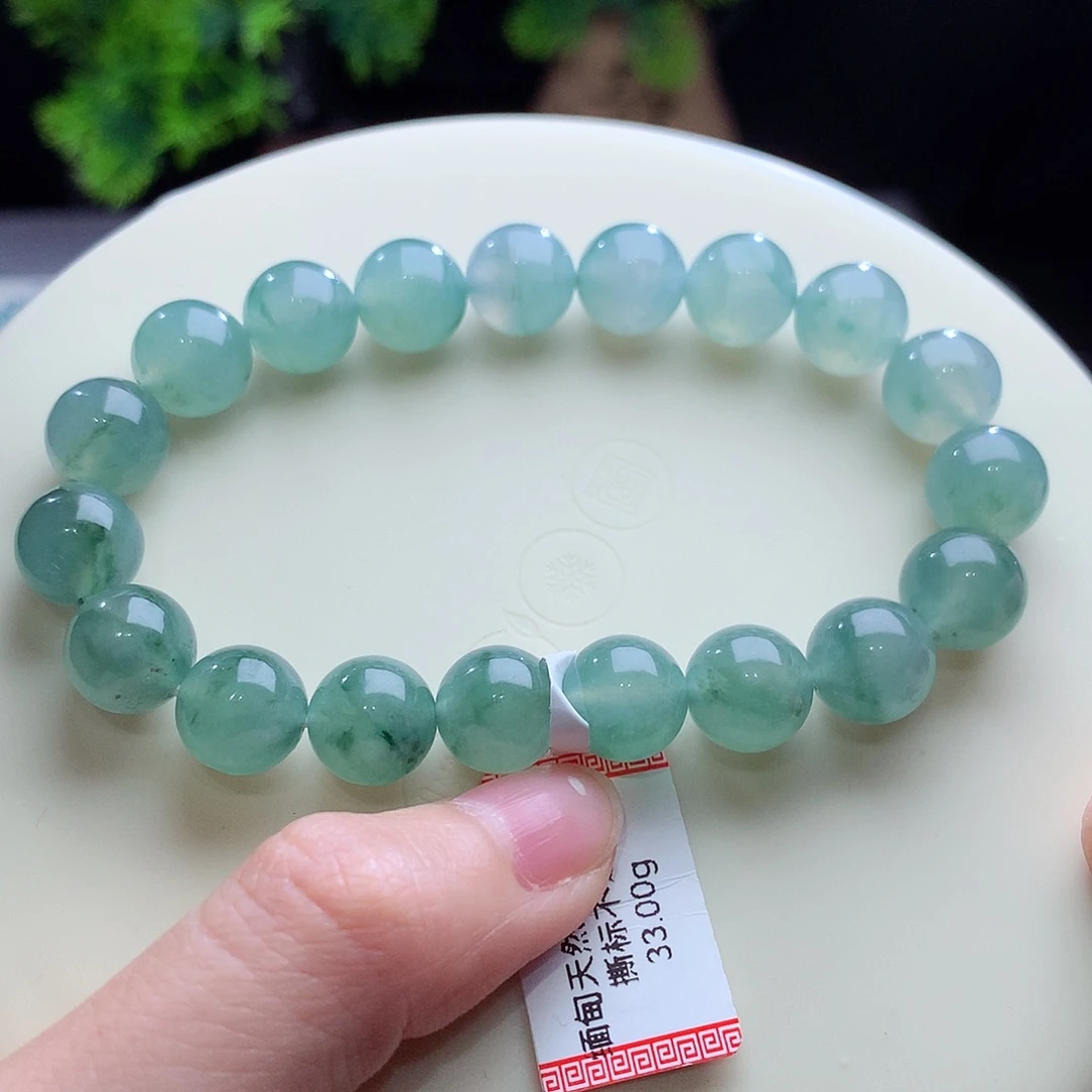 翡翠未镶嵌手串卡10