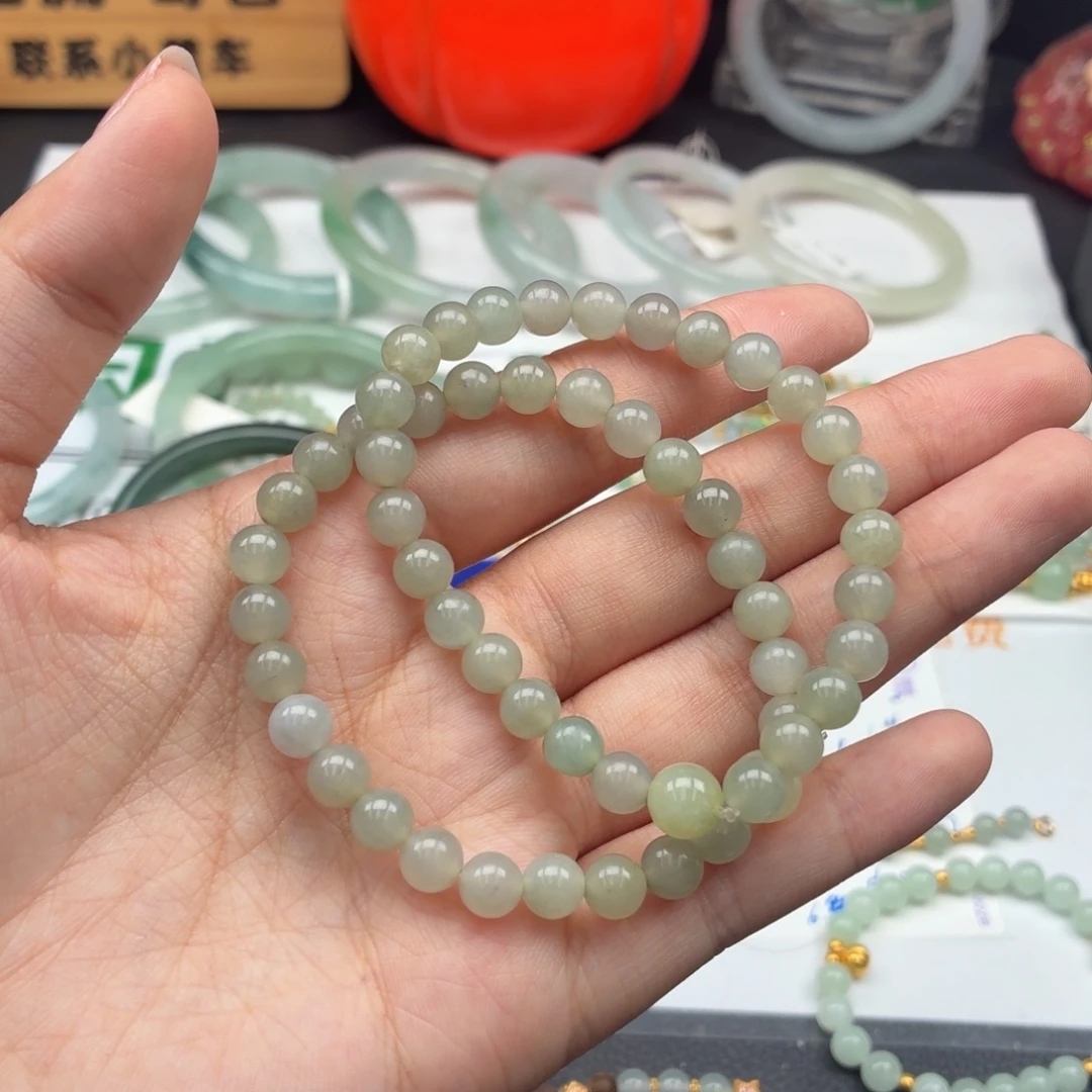 翡翠未镶嵌手串多样性发一