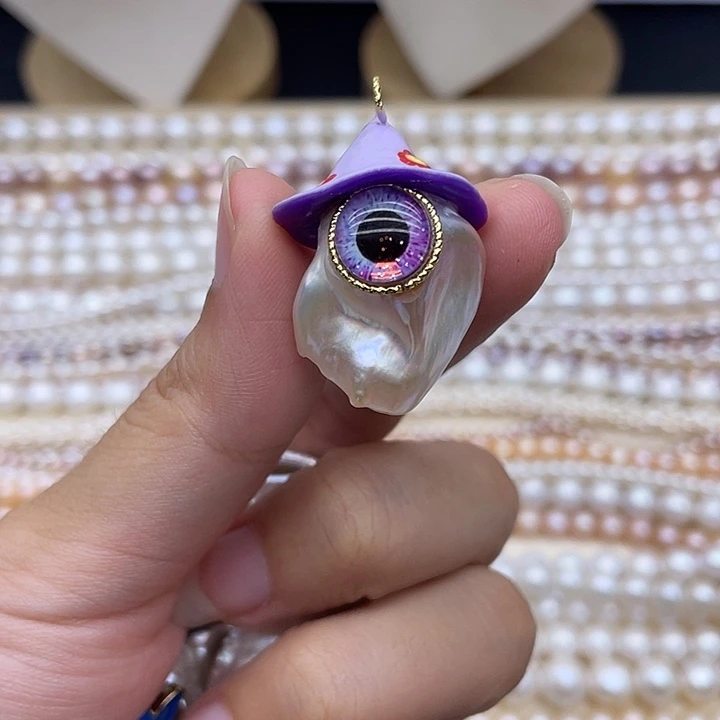 淡水珍珠颈饰银S925镶嵌