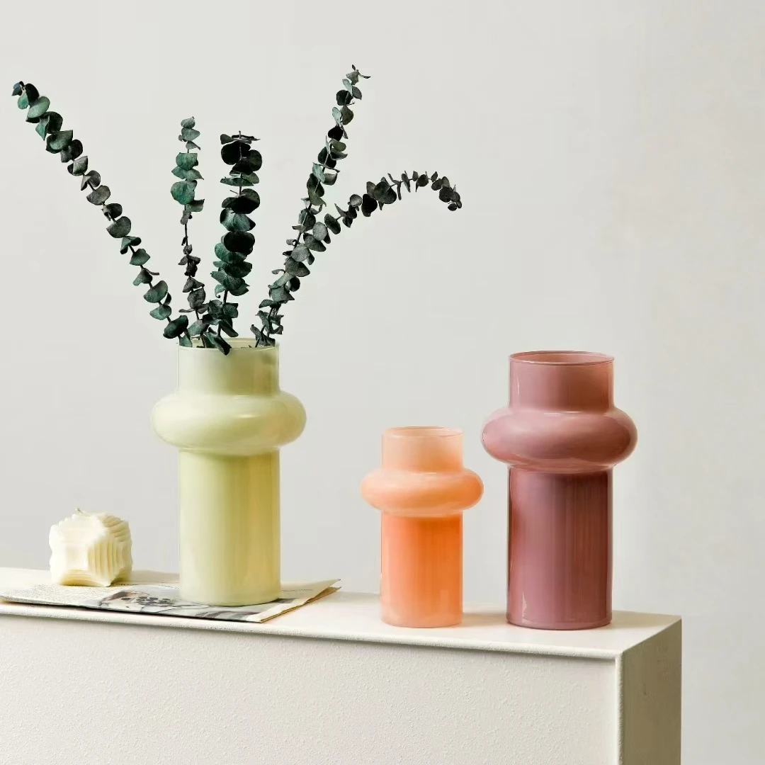 现代轻奢风创意玻璃花瓶精品制作各种插花水培水养鲜花绿植