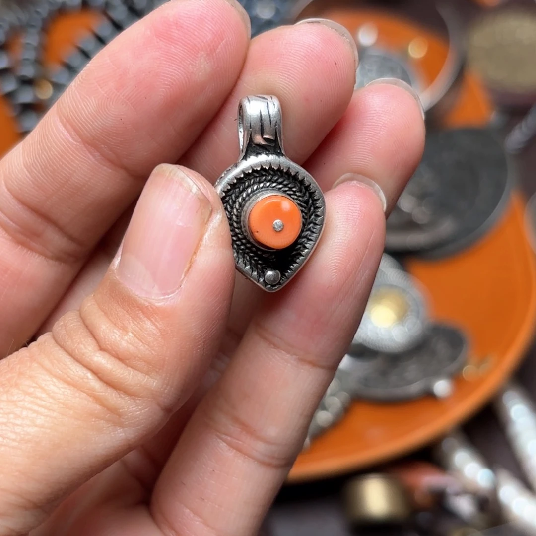 游*说铜星月菩提吊坠项链吊坠