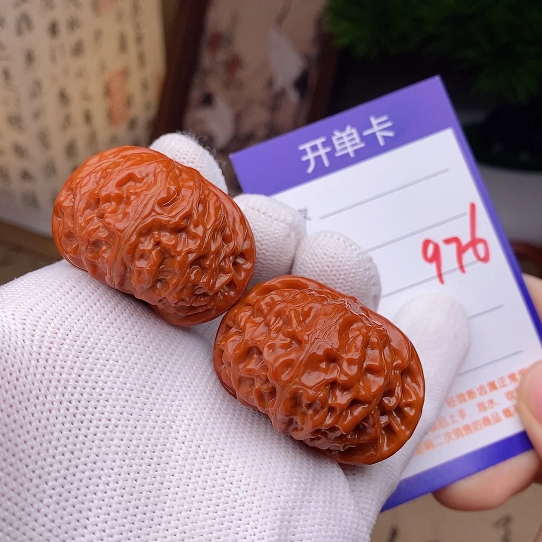 文玩核桃把件40宫灯976