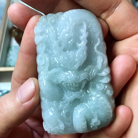 颈饰未镶嵌翡翠福豆豆珠宝翡翠颈饰
