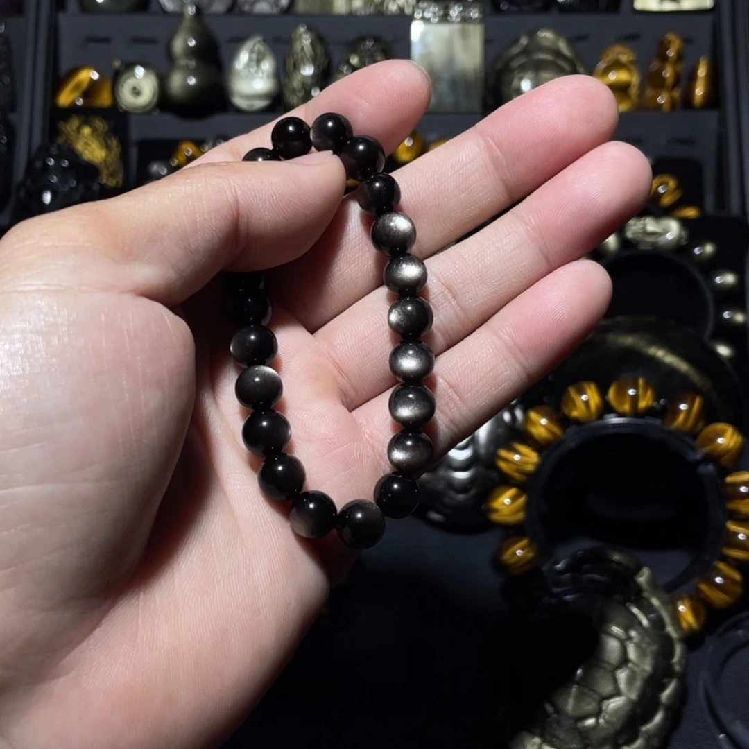 未镶嵌黑曜岩珠宝奇石