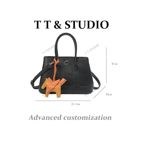 【TT Studio】SKL-7526-黑色RAIN.CUN时尚简约腋下斜跨轻奢女包