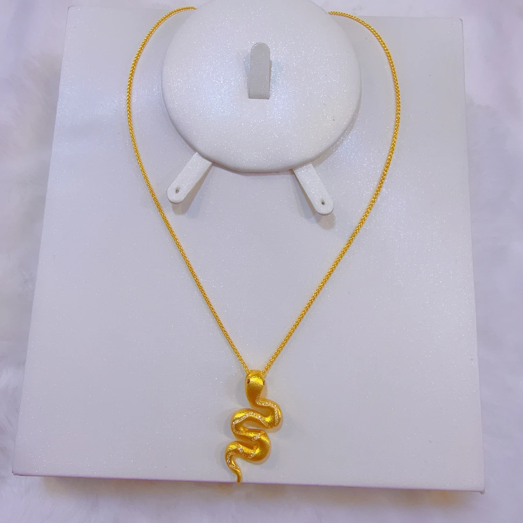 铜合金亚克力项链 新款时尚金子同款项链ئالتۇن پاسون 百搭日常