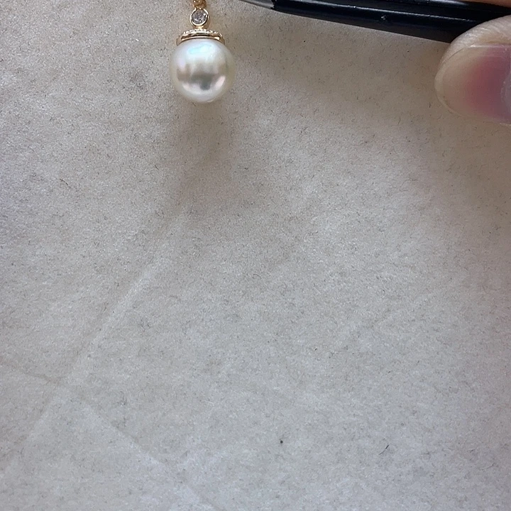 海水珍珠吊坠(不含链)银S925镶嵌