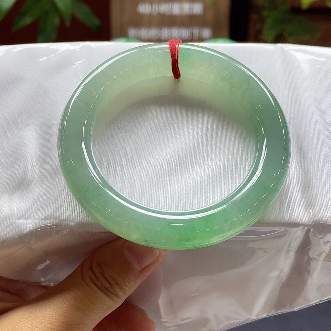翡翠未镶嵌手镯34 号链接