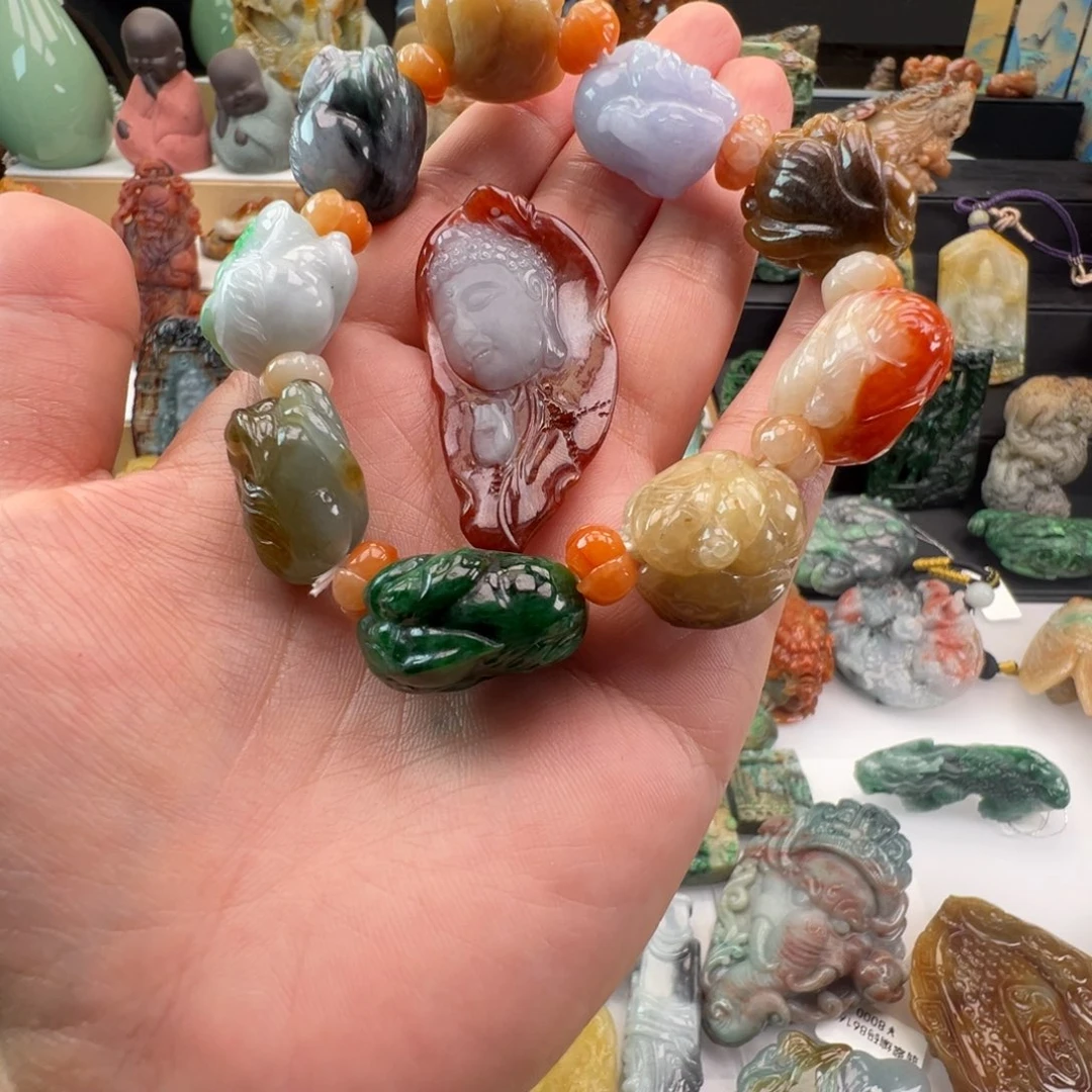 定制翡翠未镶嵌冴*獠天然缅甸翡翠