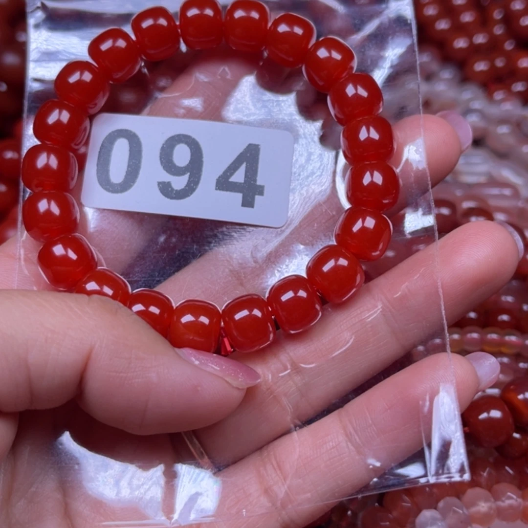 ****坑南红玛瑙未镶嵌手链