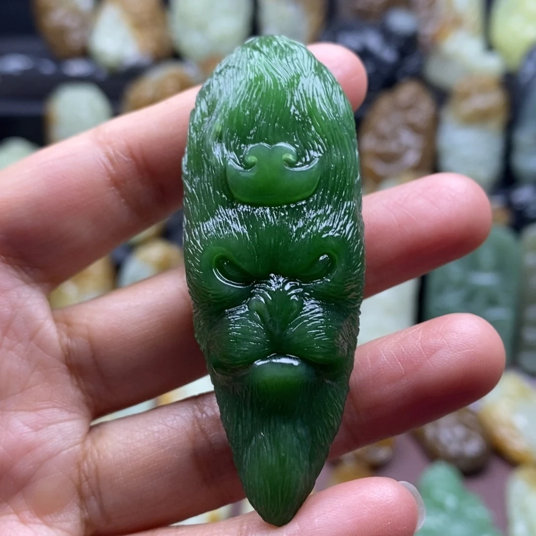 吊坠(不含链)未镶嵌和田玉（糖玉）