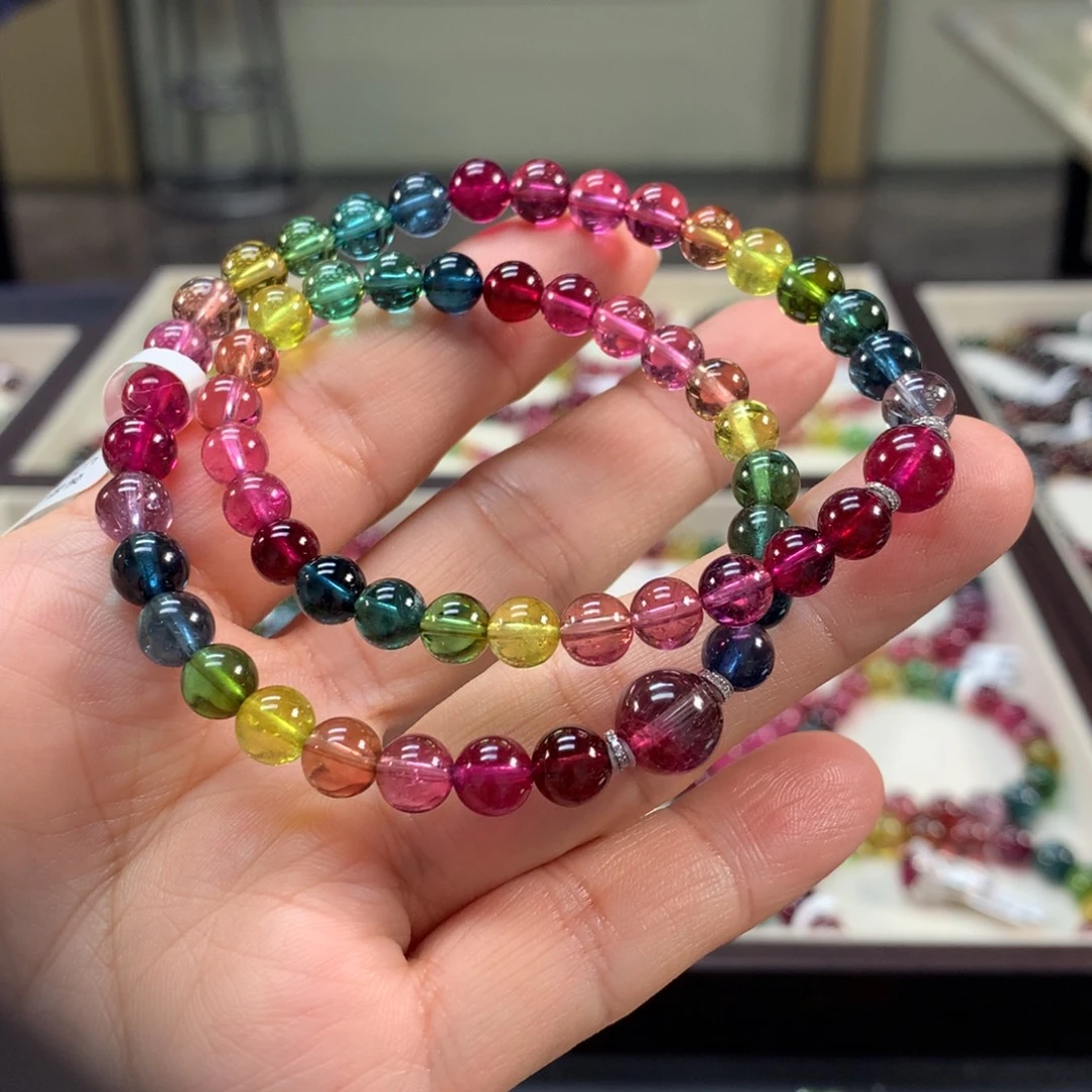 手链未镶嵌碧玺7左右