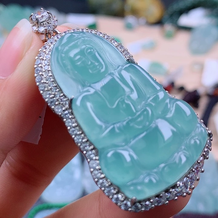 【闪购商品】翡翠颈饰未镶嵌翡翠吊坠