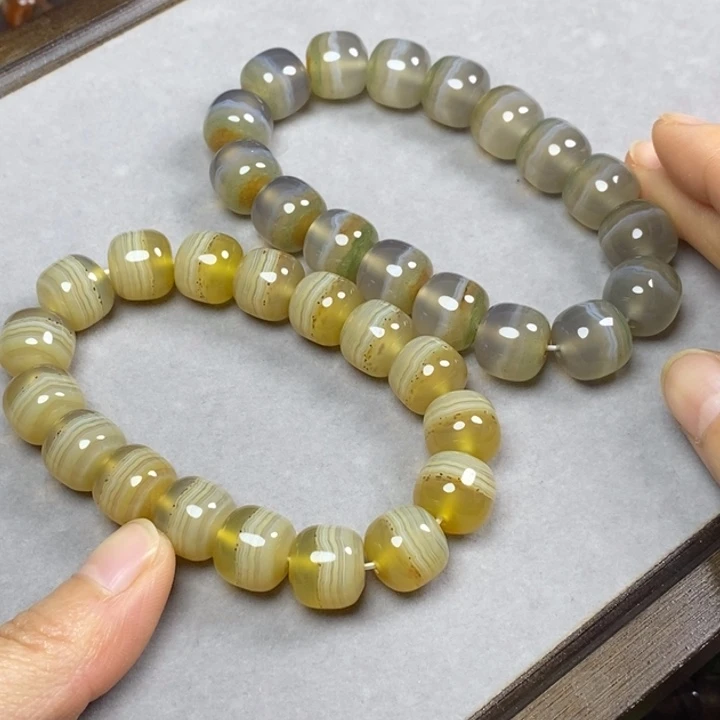 玛瑙/玉髓手链未镶嵌明*