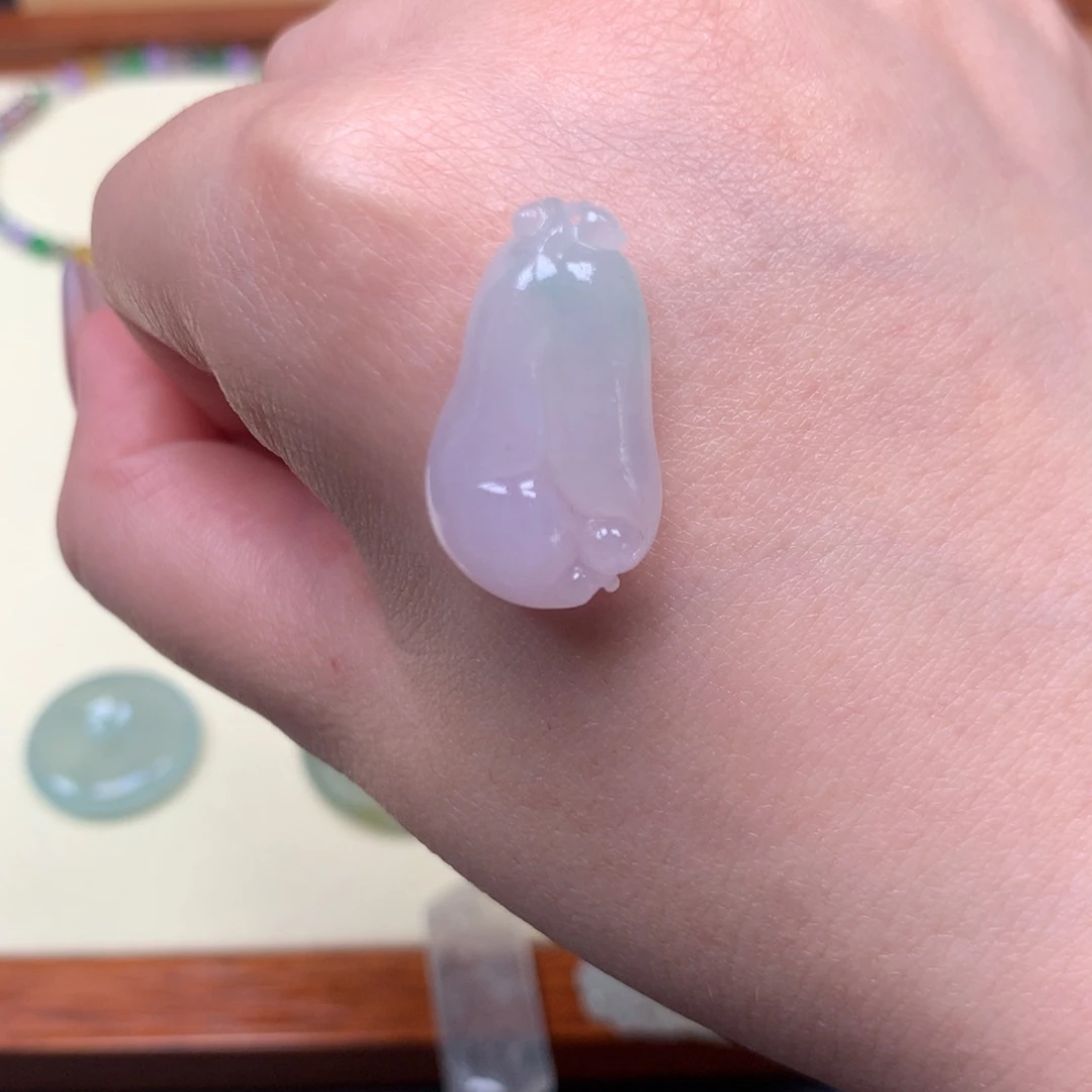 定制翡翠未镶嵌佛手瓜