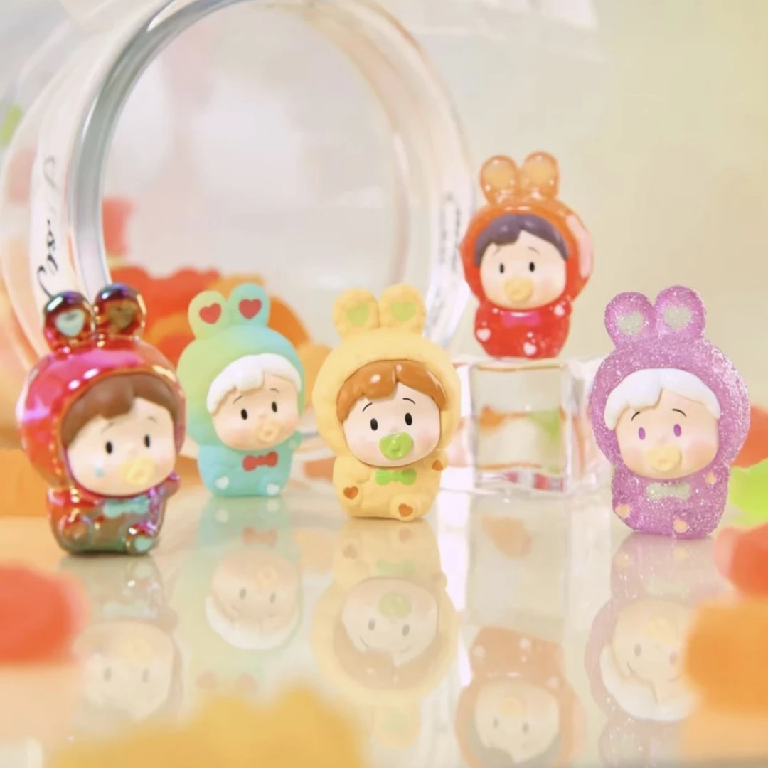 【咪发嗦拆盒】小花卷豆豆兔胶囊萌粒1.5版本盲盒潮件女生礼物