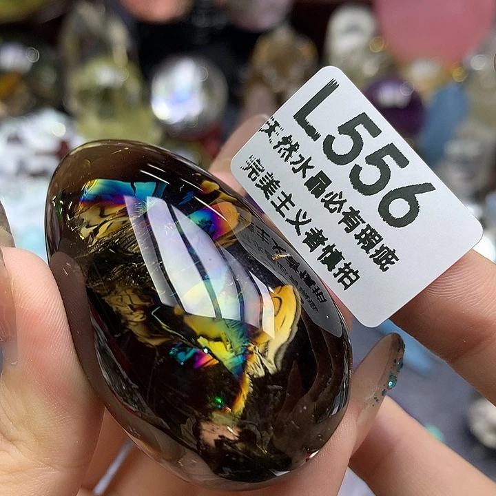 珠宝半成品未镶嵌水晶手把件