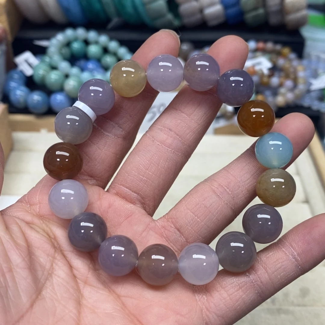 硅化珊瑚（珊瑚玉）手链未镶嵌马****果107