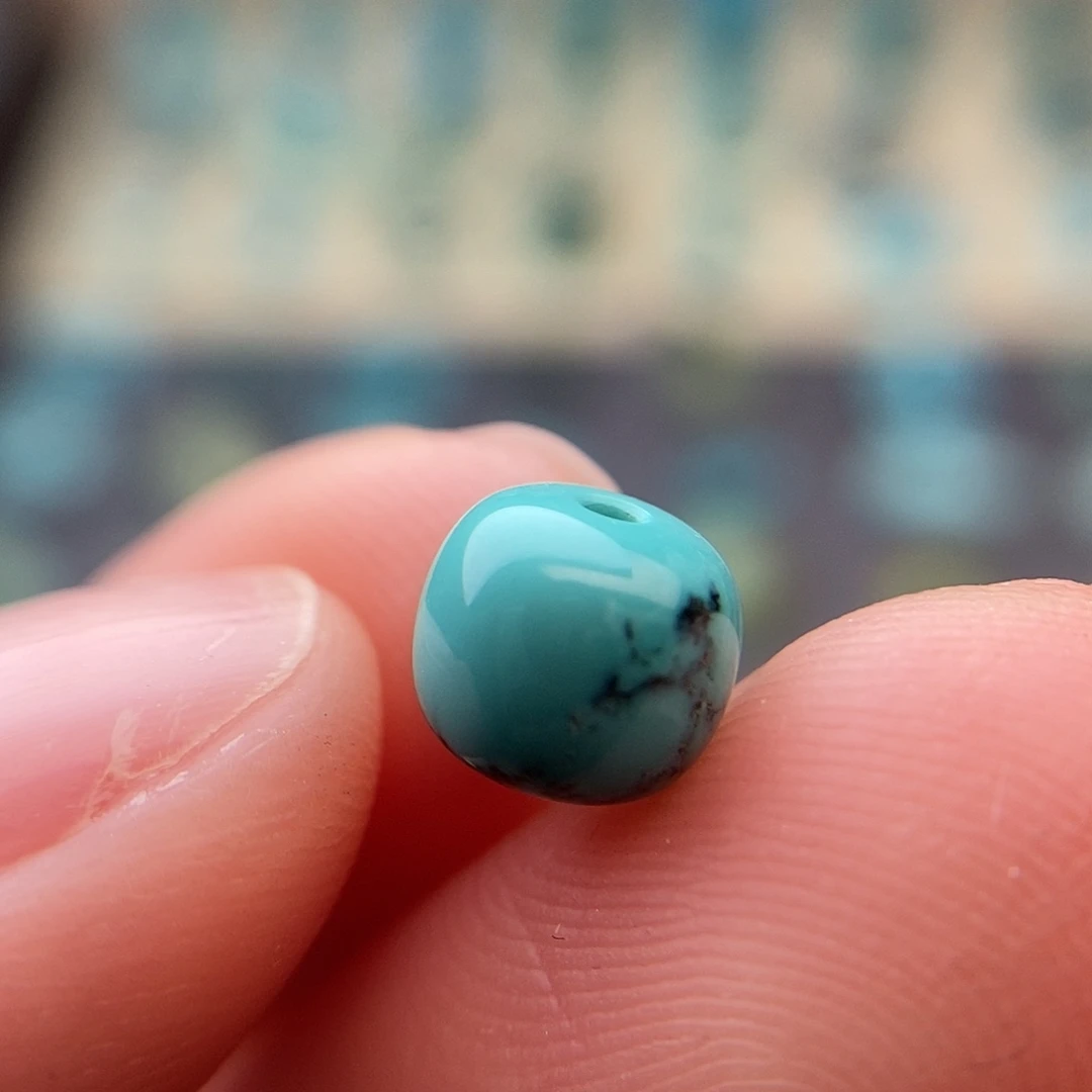 @***ζ绿松石未镶嵌老型7.0mm