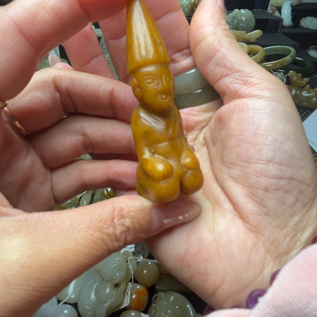 和田玉未镶嵌吊坠(不含链)