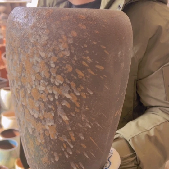 紫砂花盆高31口16————