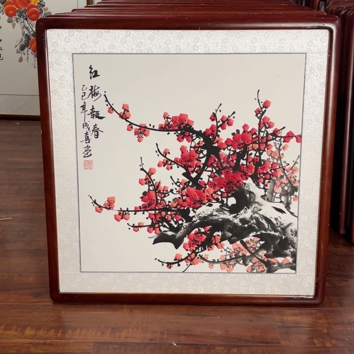 国画带框尺寸63*63厘米