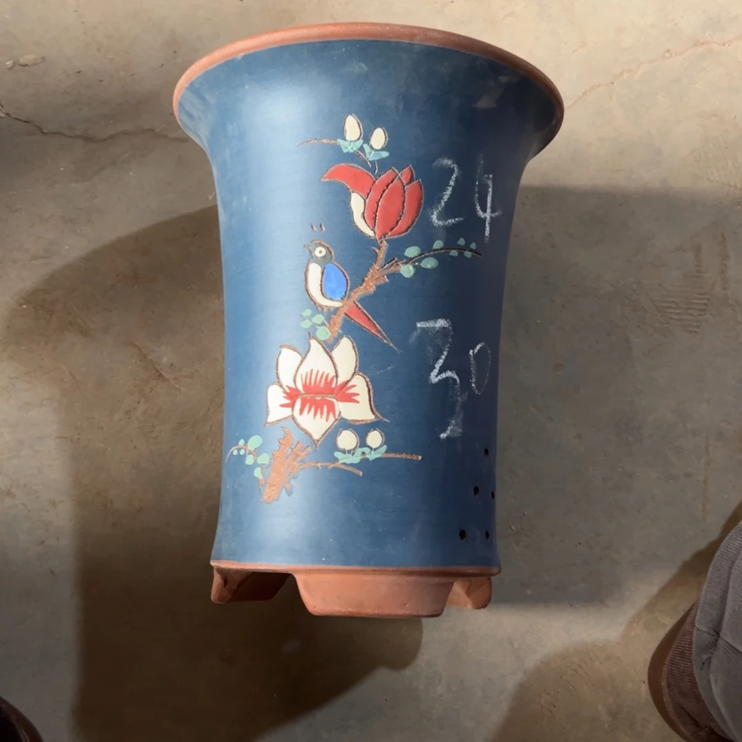 宜兴川阁紫砂花盆单个