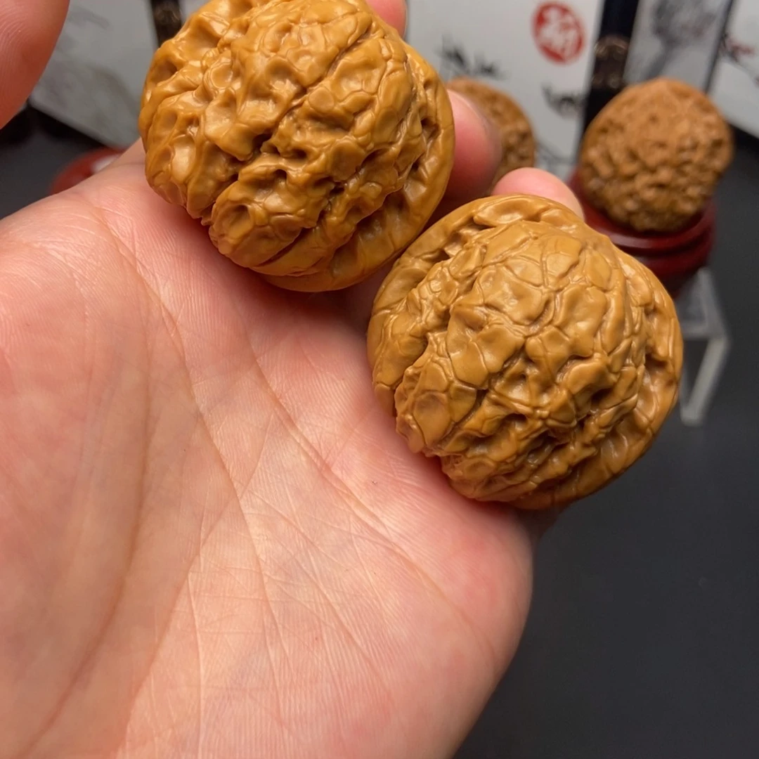 文玩核桃把件甲骨文