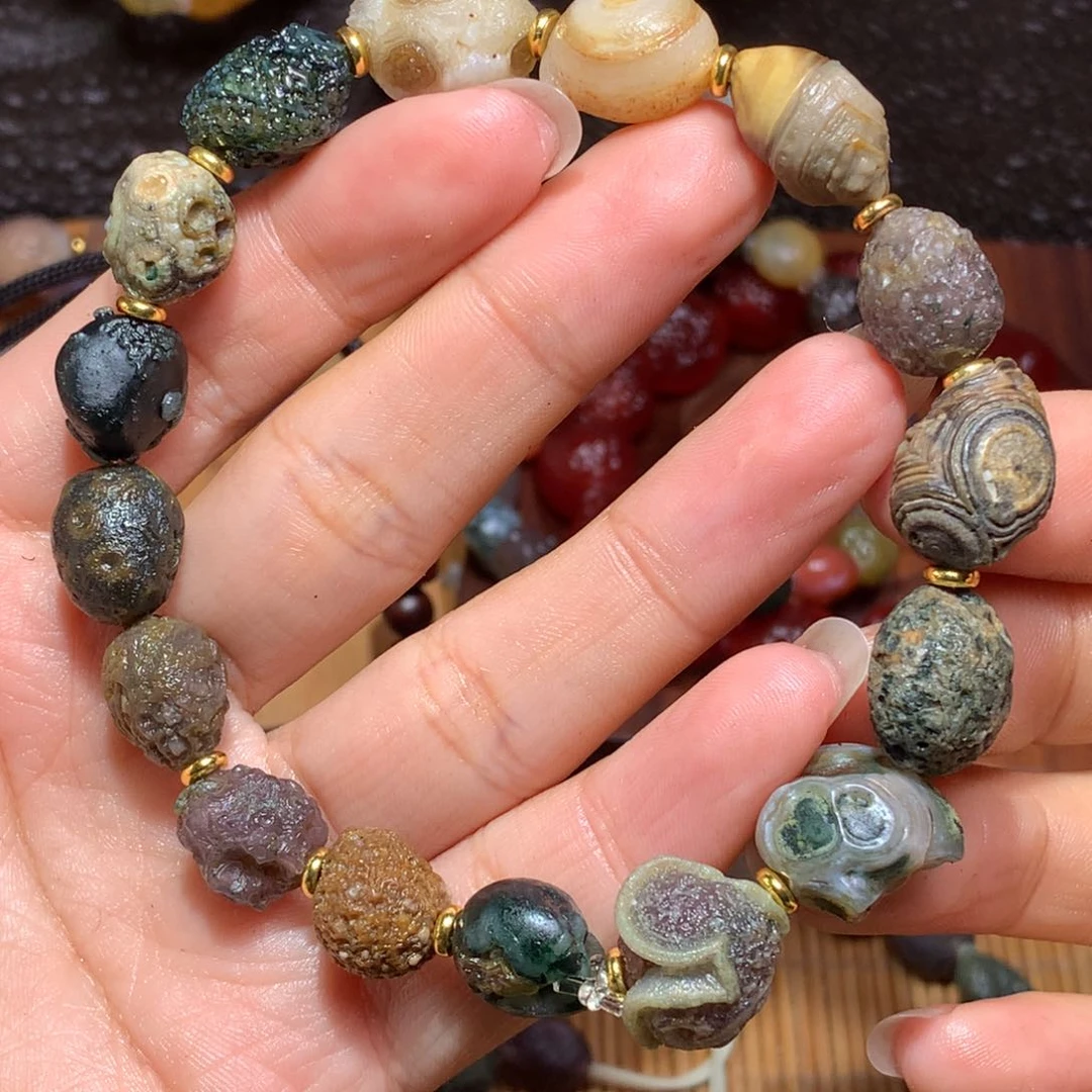 未镶嵌玛瑙/玉髓珠宝半成品