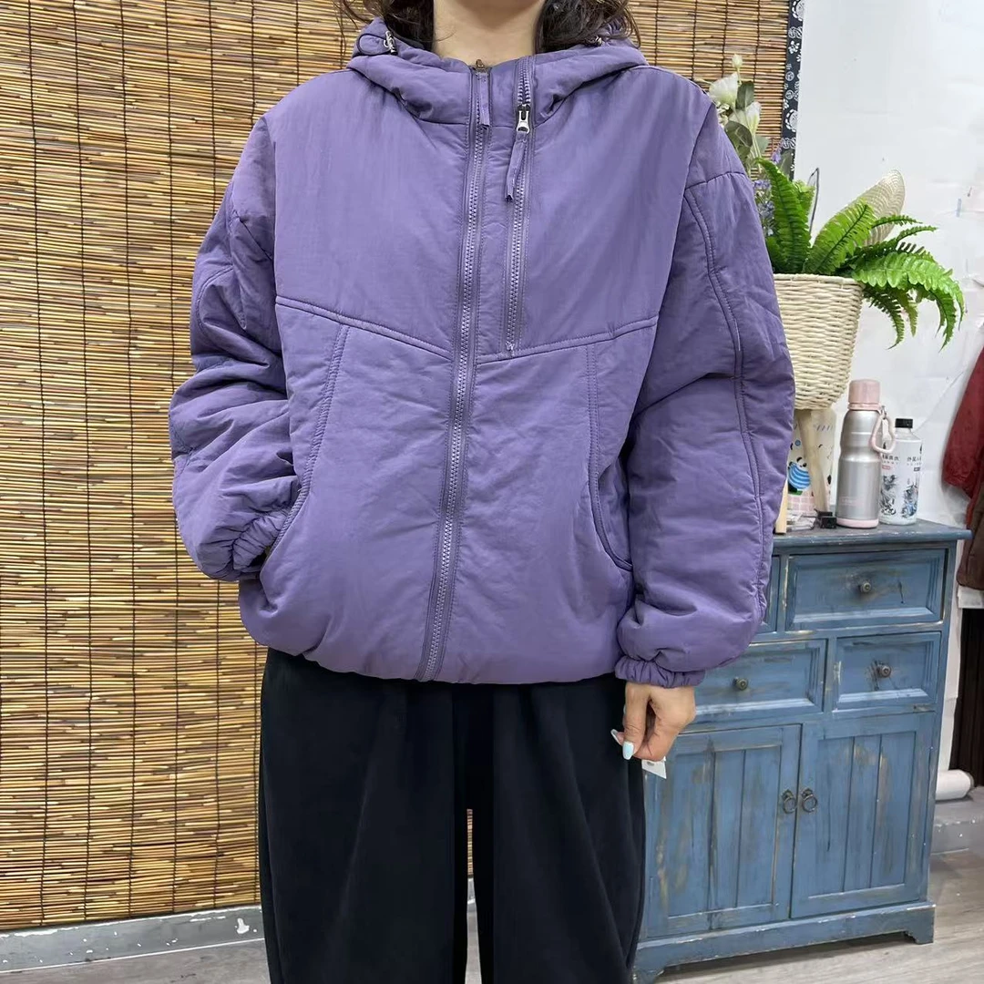 16799新款秋冬双面穿休闲减龄宽松显瘦时尚棉服