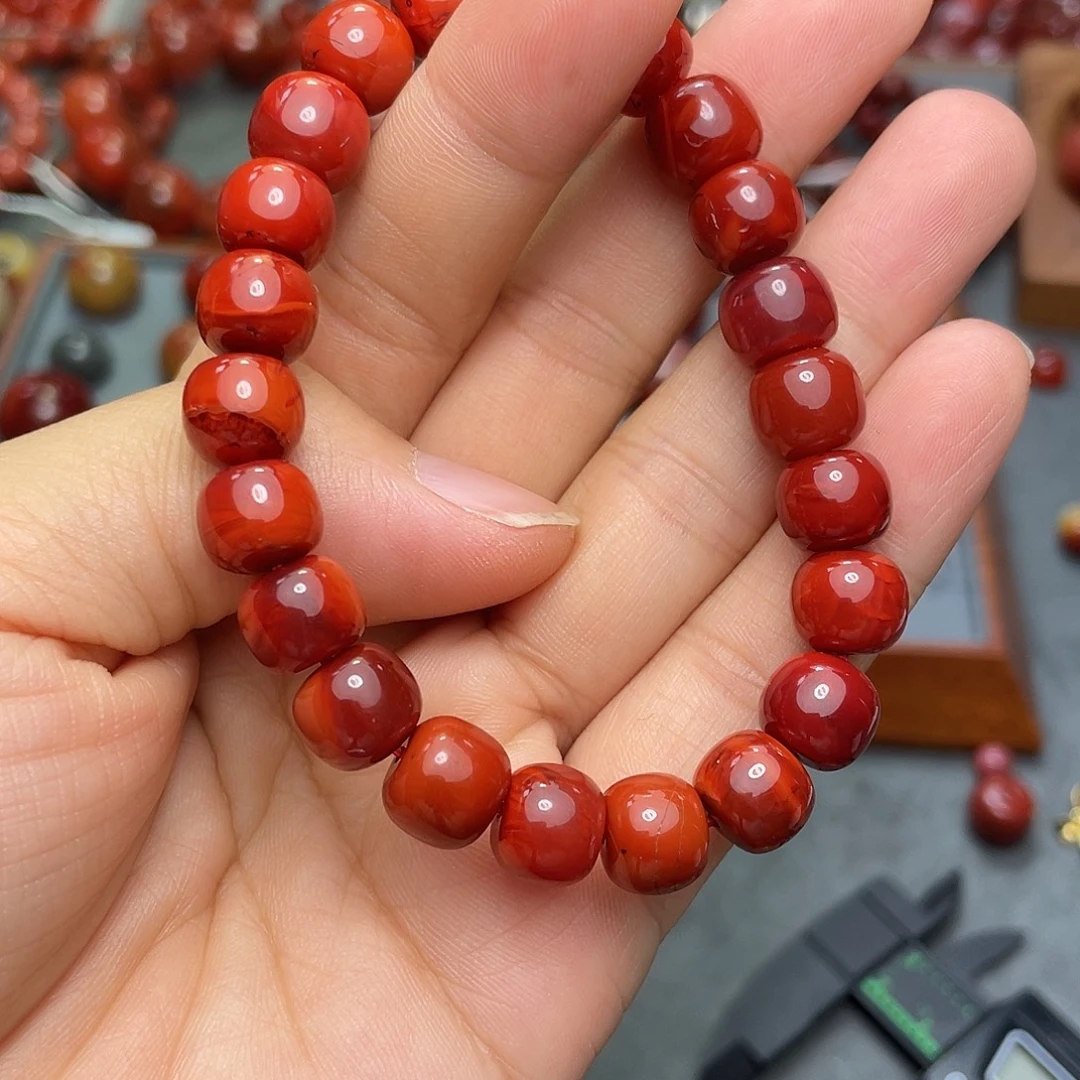 未镶嵌手串南红玛瑙9