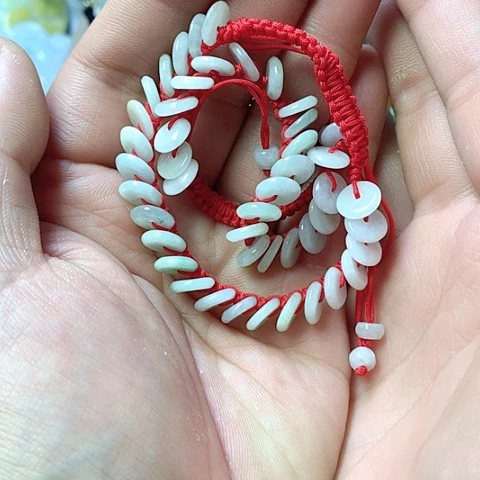 翡翠颈饰未镶嵌天然缅甸翡翠a货