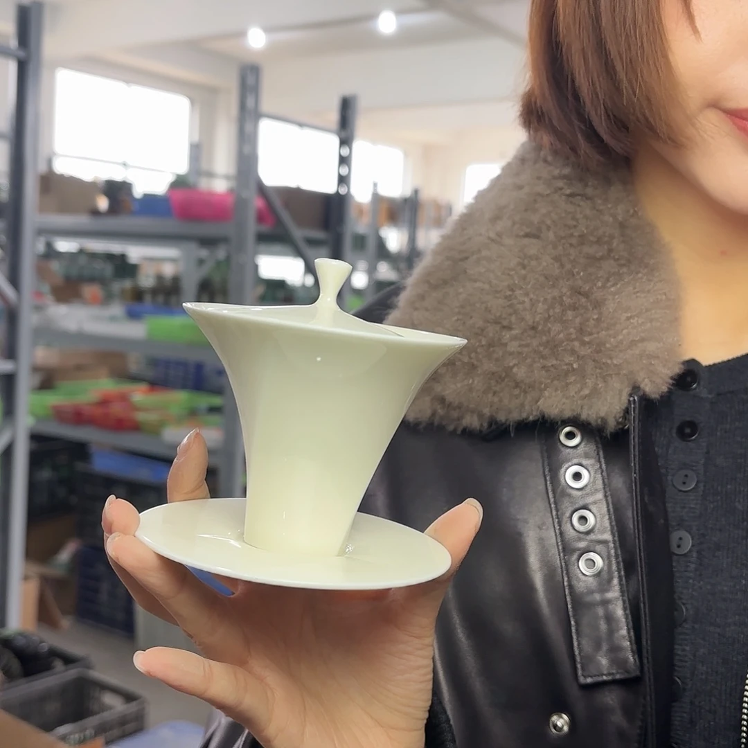 龙泉云间青瓷小米茶器