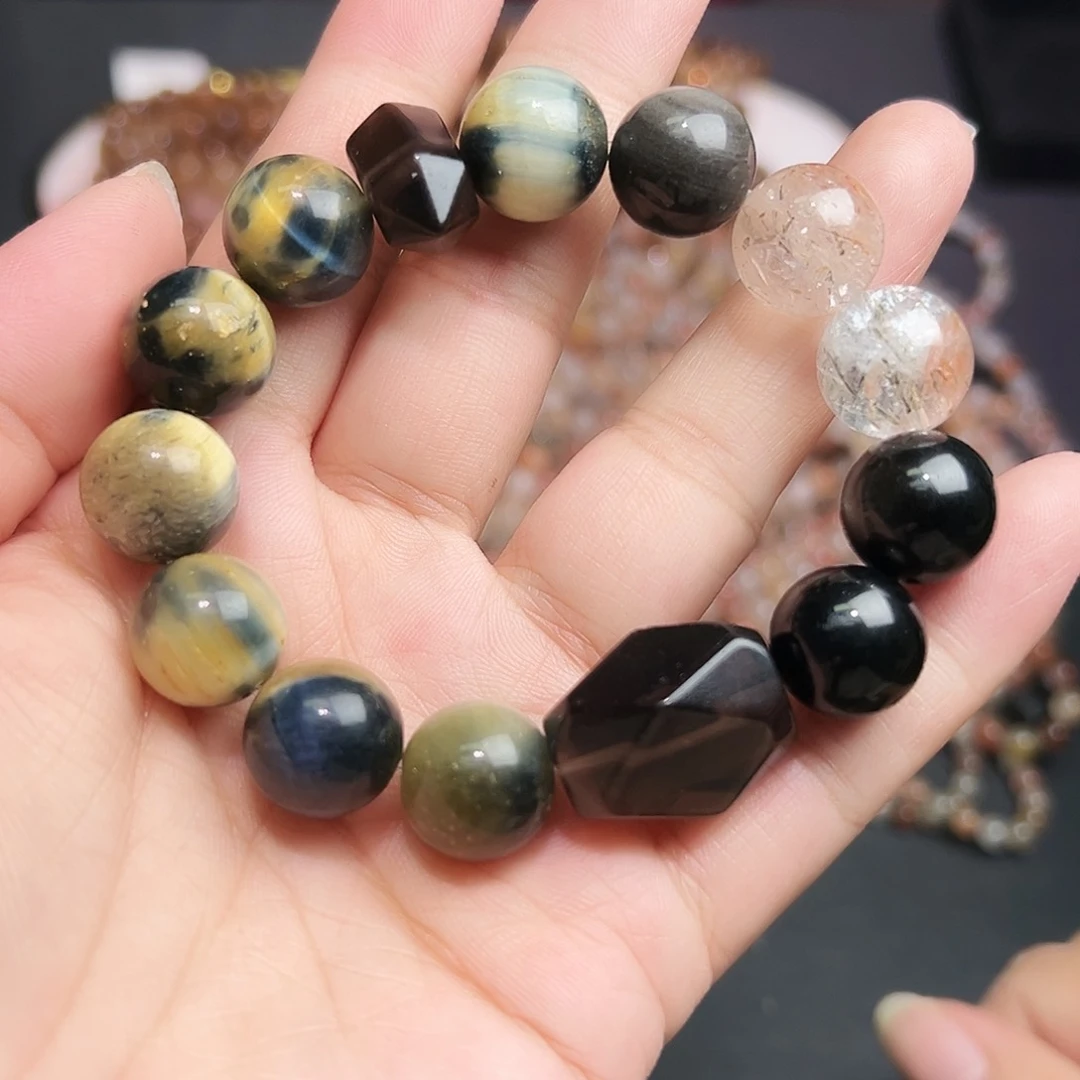 未镶嵌手链水晶多宝1号