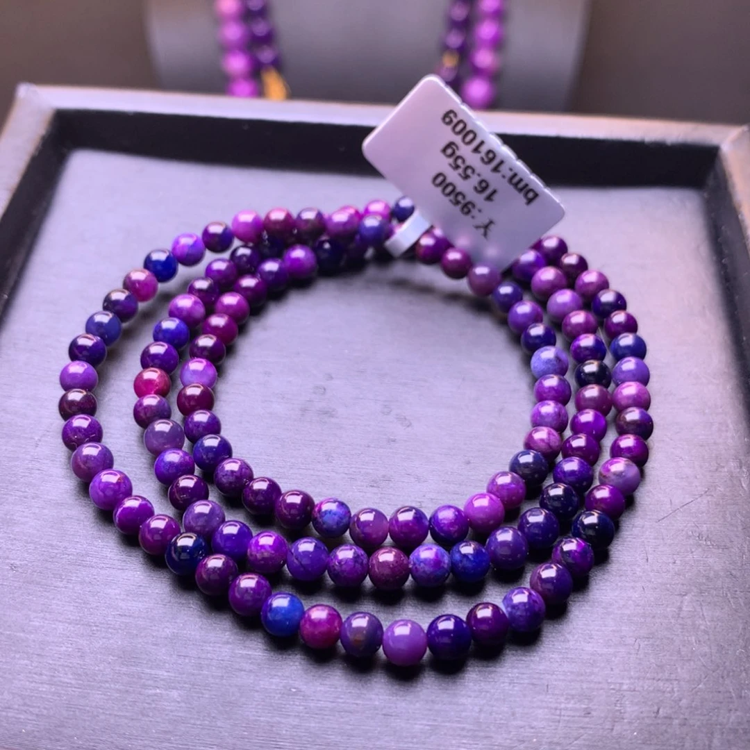 苏纪石（舒俱来）未镶嵌多圈手串