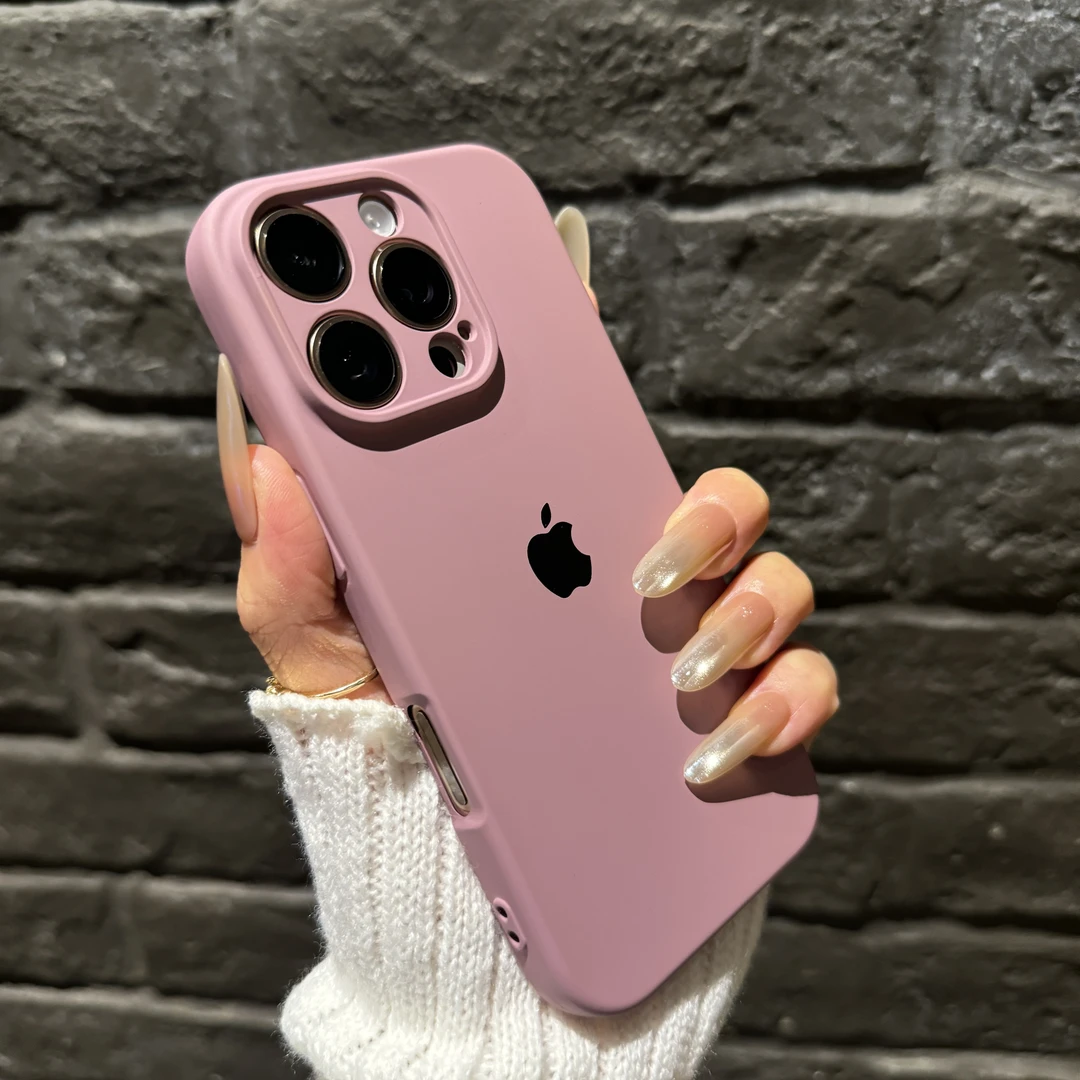 黑加仑液态硅胶适用苹果17promax手机壳iPhone16全包15高级13软12