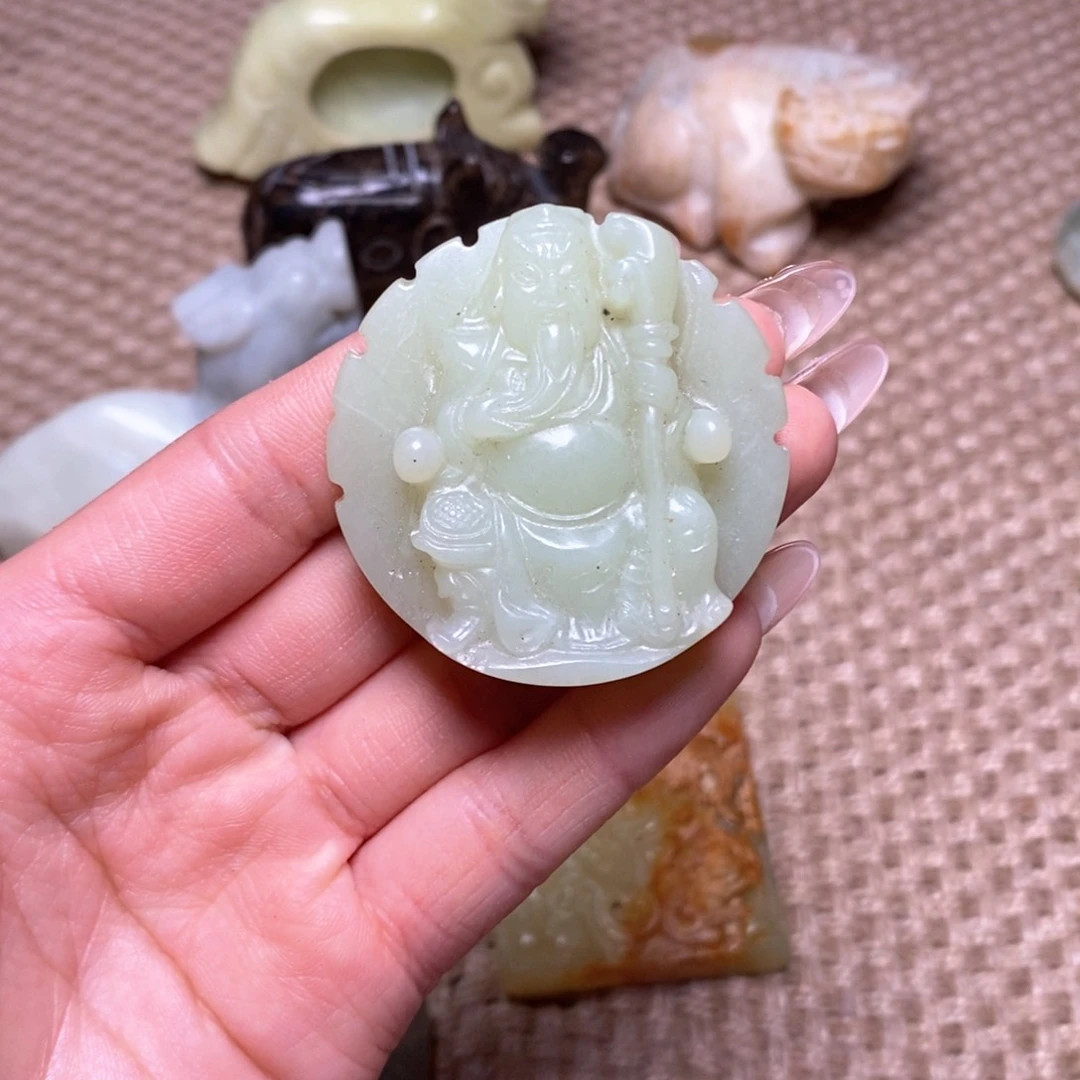 白玉菩提吊坠白玉菩提白玉菩提摆件