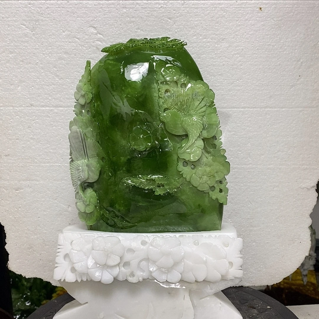 用***7玉玉未镶嵌居家摆件