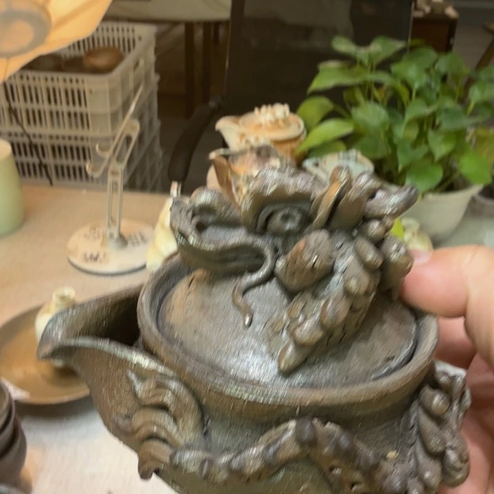 陶盘柴烧福利心哦多多